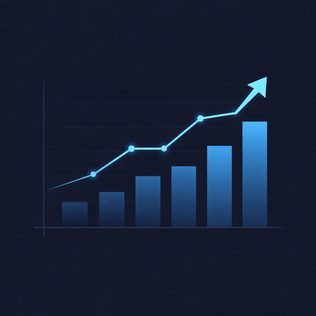 Dịch vụ quảng cáo Google Ads biểu đồ tăng trưởng tối ưu chuyển đổi