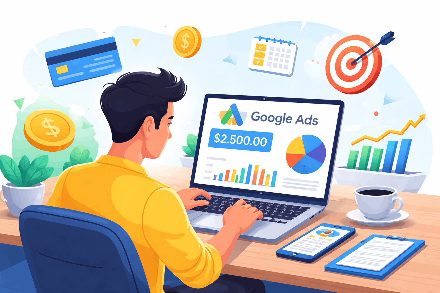 Cách nạp tiền vào Google Ads và quản lý ngân sách quảng cáo